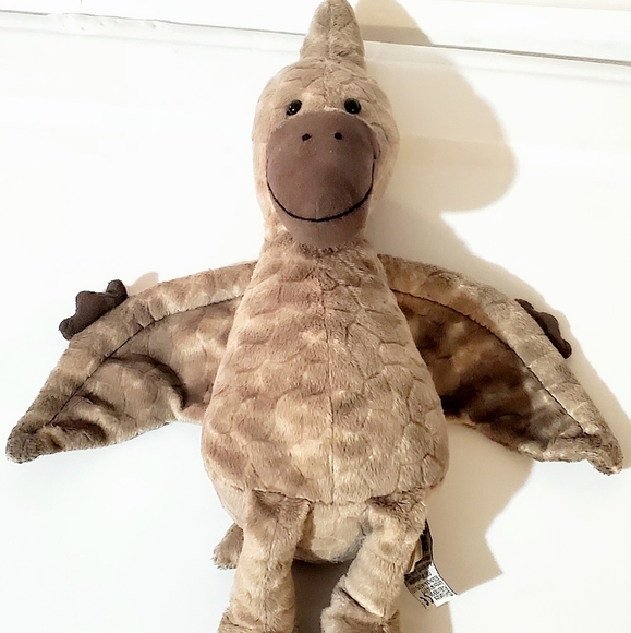 JELLYCAT TERRY PTERODACTYL 2022 RETIRED COLLECTIBLE PLUSH. LIKE NEW! 11" TALL. - Picture 3 of 12